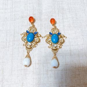 Seahorse dangle earrings N185